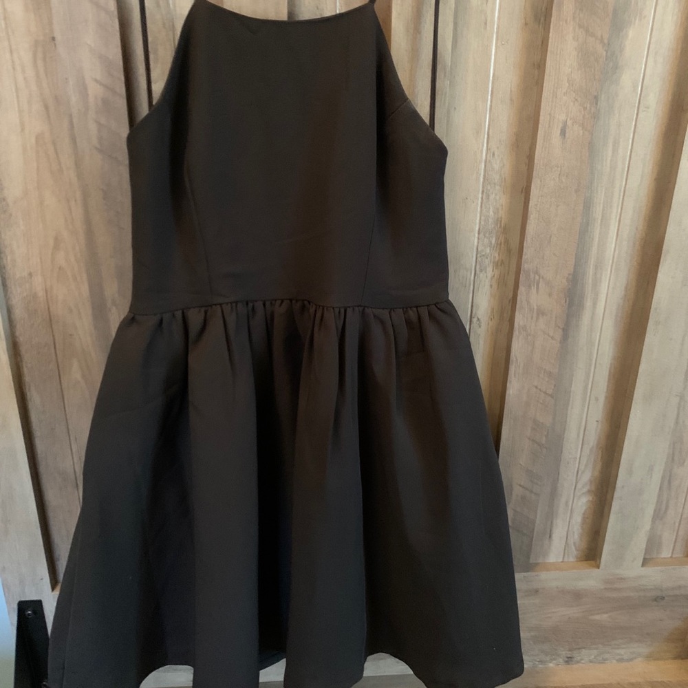 Open back dress